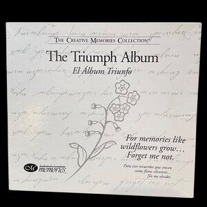 The Creative Memories Collection Triumph Album With 7x7 Page Protectors Set- Pur